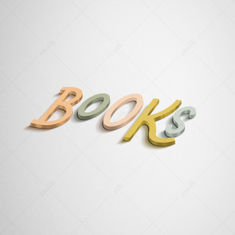 Letras de madera Books – Etnik